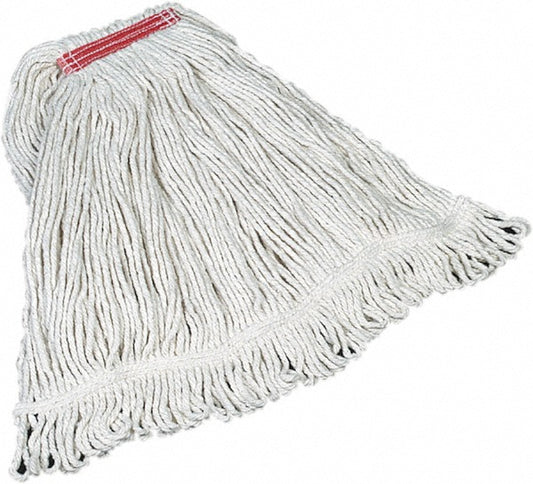 Rubbermaid FGD11306WH00 Wet Mop Loop Side Loading, Large, White Mop, Cotton