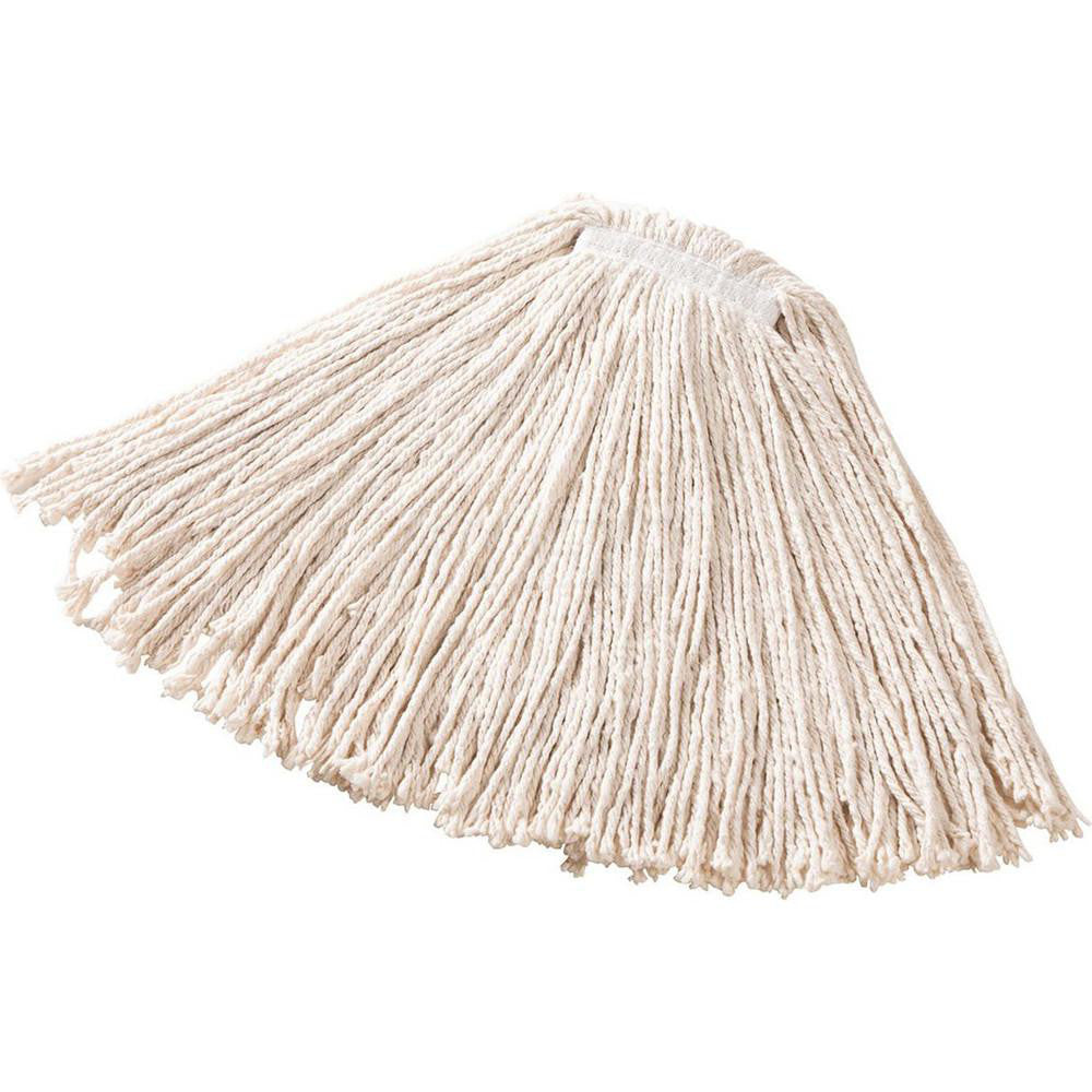 Rubbermaid FGF11600WH00 Dura Pro Small 16 OZ Cotton Wet Mop, 1" Headband, White