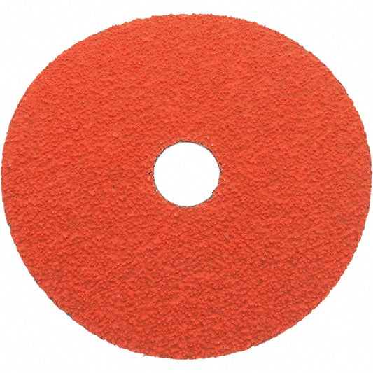 WALTER Surface Technologies 15X503 Fiber Disc 5" Disc Dia, 7/8" Hole, 36 Grit, Ceramic