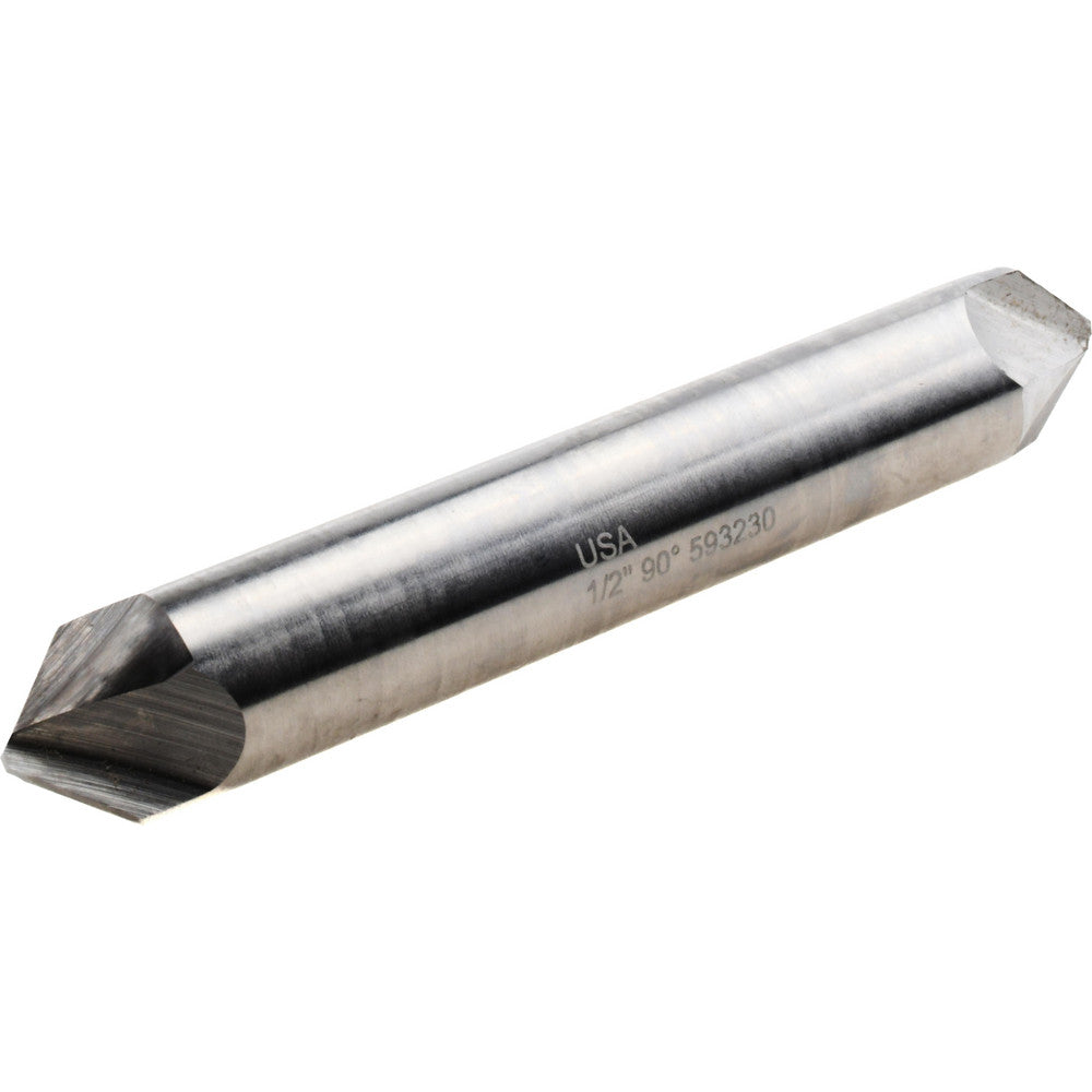 Melin Tool 19245 Chamfer Mill 0.5" Dia, 2 Flutes, Cobalt