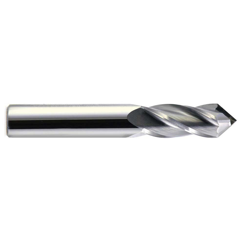 Melin Tool 19781 Drill Mill 3/8" Dia, 1" LOC, 4 Flutes, 82 &deg Point, Solid Carbide
