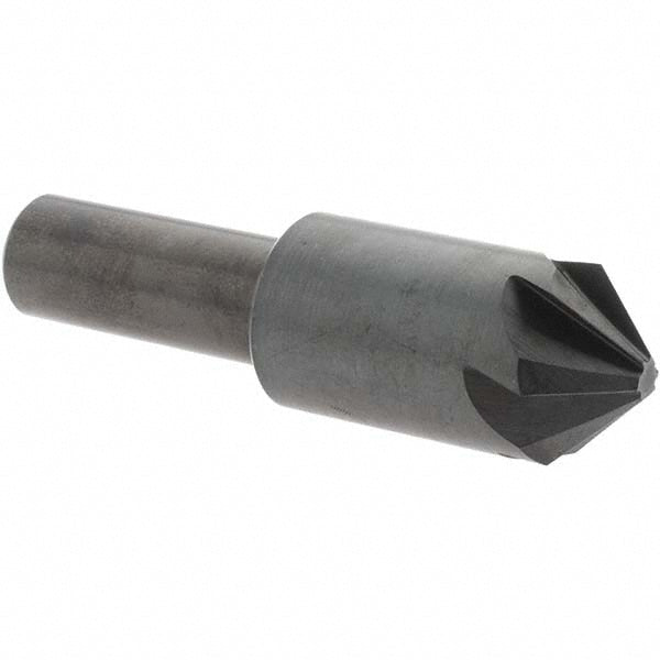 Melin Tool 18096 Countersink 3/4" Head Dia, 90.00 deg Included Angle, 6 Flute, High-Speed Steel, Right Hand Cut
