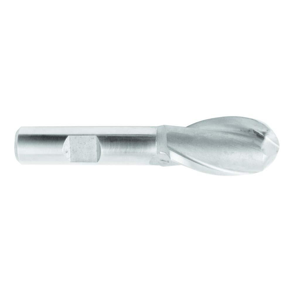 Melin Tool 10466 Ball End Mill 1.625" Dia, 1.625" LOC, 2 Flute, High Speed Steel