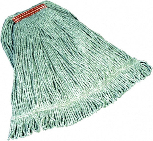 Rubbermaid FGD21306GR00 Wet Mop Loop Clamp Jaw, Large, Green Mop, Blended Fiber