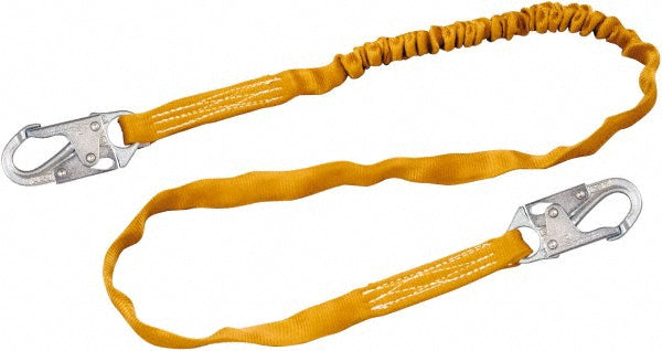 Miller T5111-Z7/6FTAF 6' Long, 310 Lb Capacity, 1 Leg Locking Snap Hook Harness Shock Absorbing Lanyard