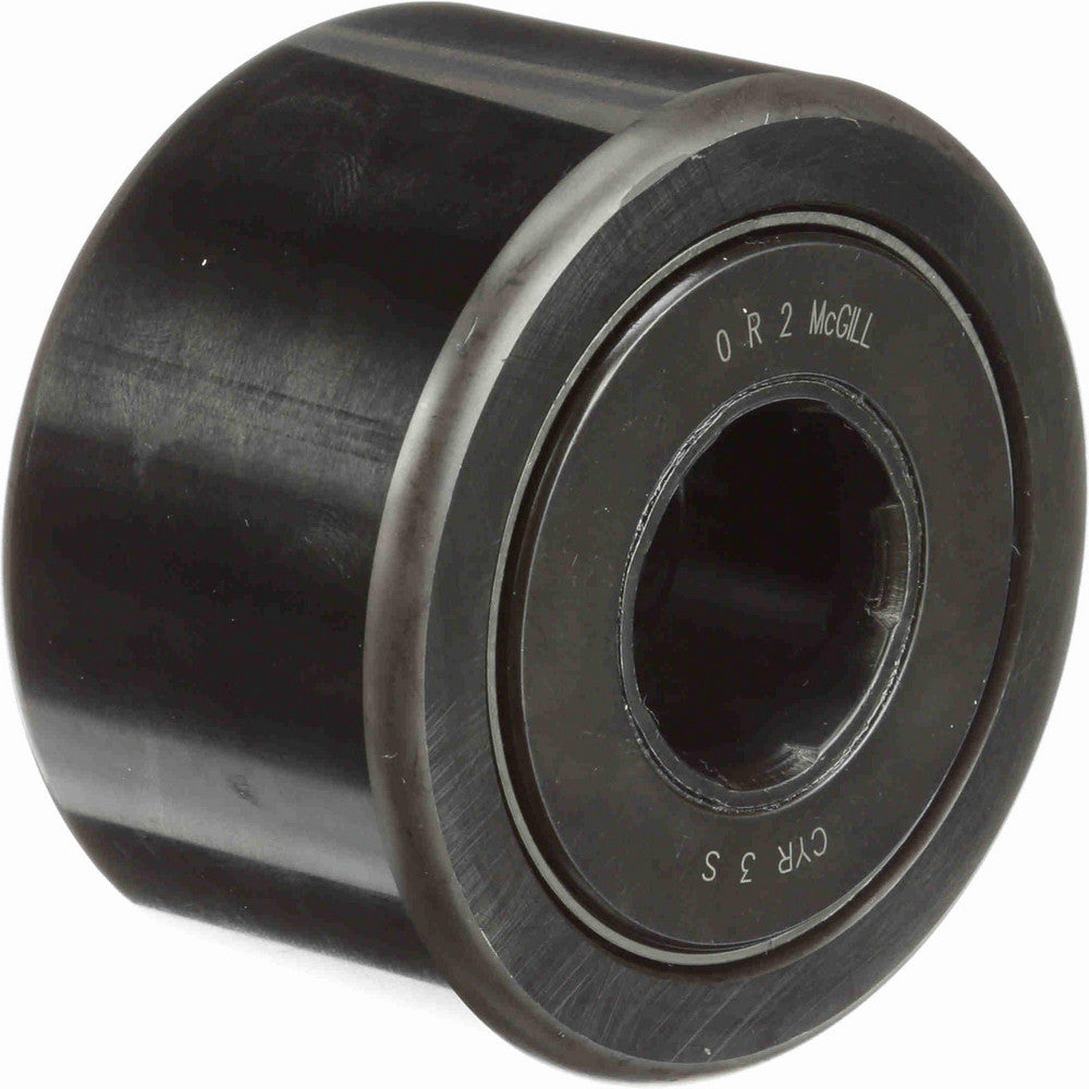McGill 4300110000 Cam Yoke Roller Crowned, 1" Bore Dia, 3" Roller Dia, 1.75" Roller Width, Needle Roller Bearing