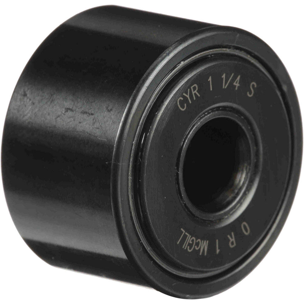 McGill 4120110000 Cam Yoke Roller Crowned, 0.375" Bore Dia, 1-1/4" Roller Dia, 0.75" Roller Width, Needle Roller Bearing