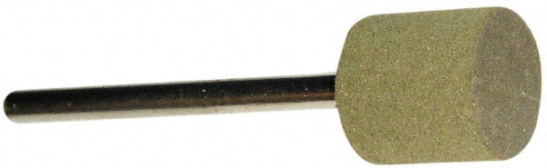 Grier Abrasives W185-J1-19356 1/2" Max Dia x 1/2" Thick, Cylinder W185, Rubberized Point
