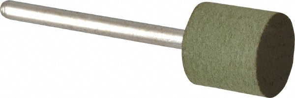 Grier Abrasives W185-J1-19792 1/2" Max Dia x 1/2" Thick, Cylinder W185, Rubberized Point