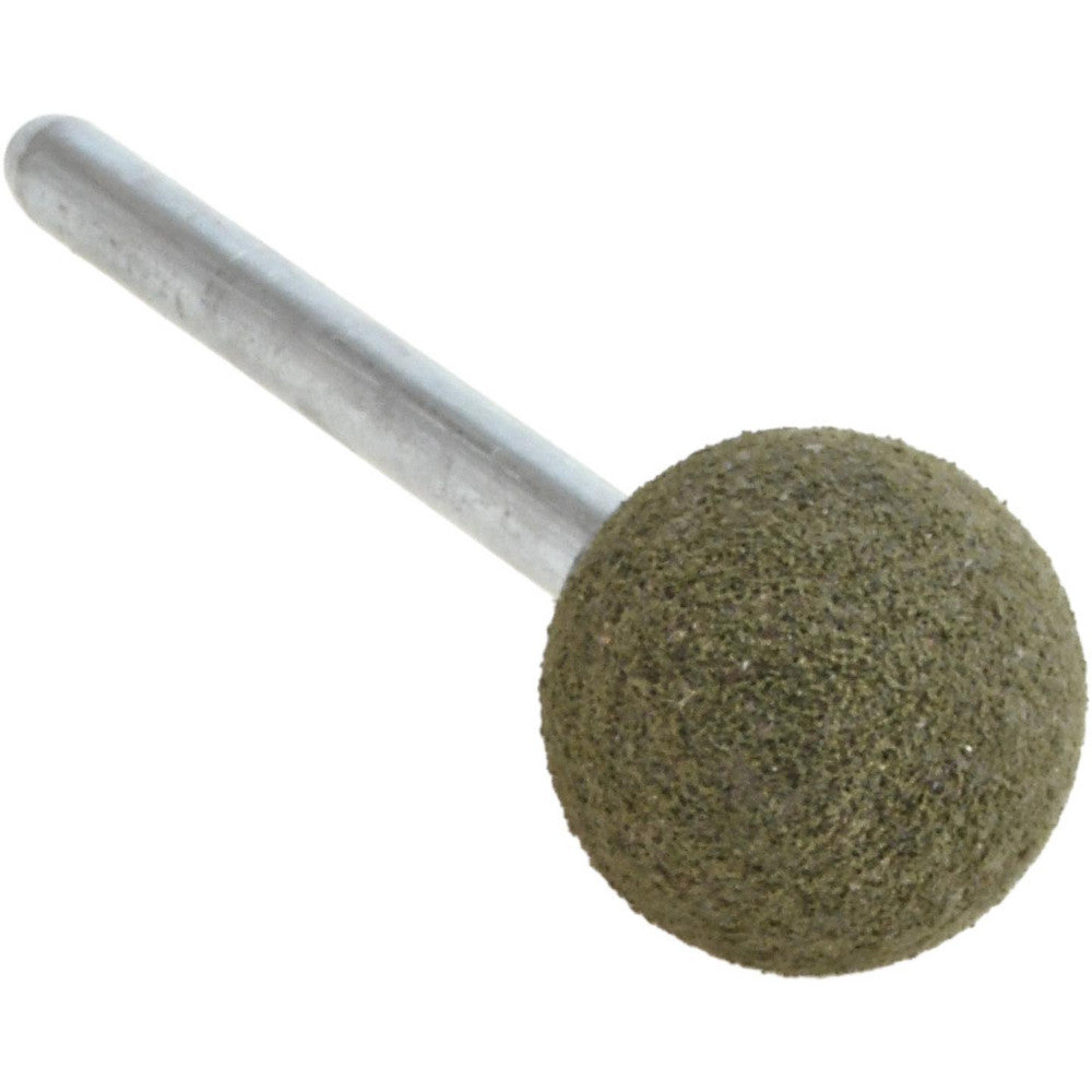 Grier Abrasives B121-J1-19796 1/2" Max Dia x 1-3/4" Long, Ball B121, Rubberized Point