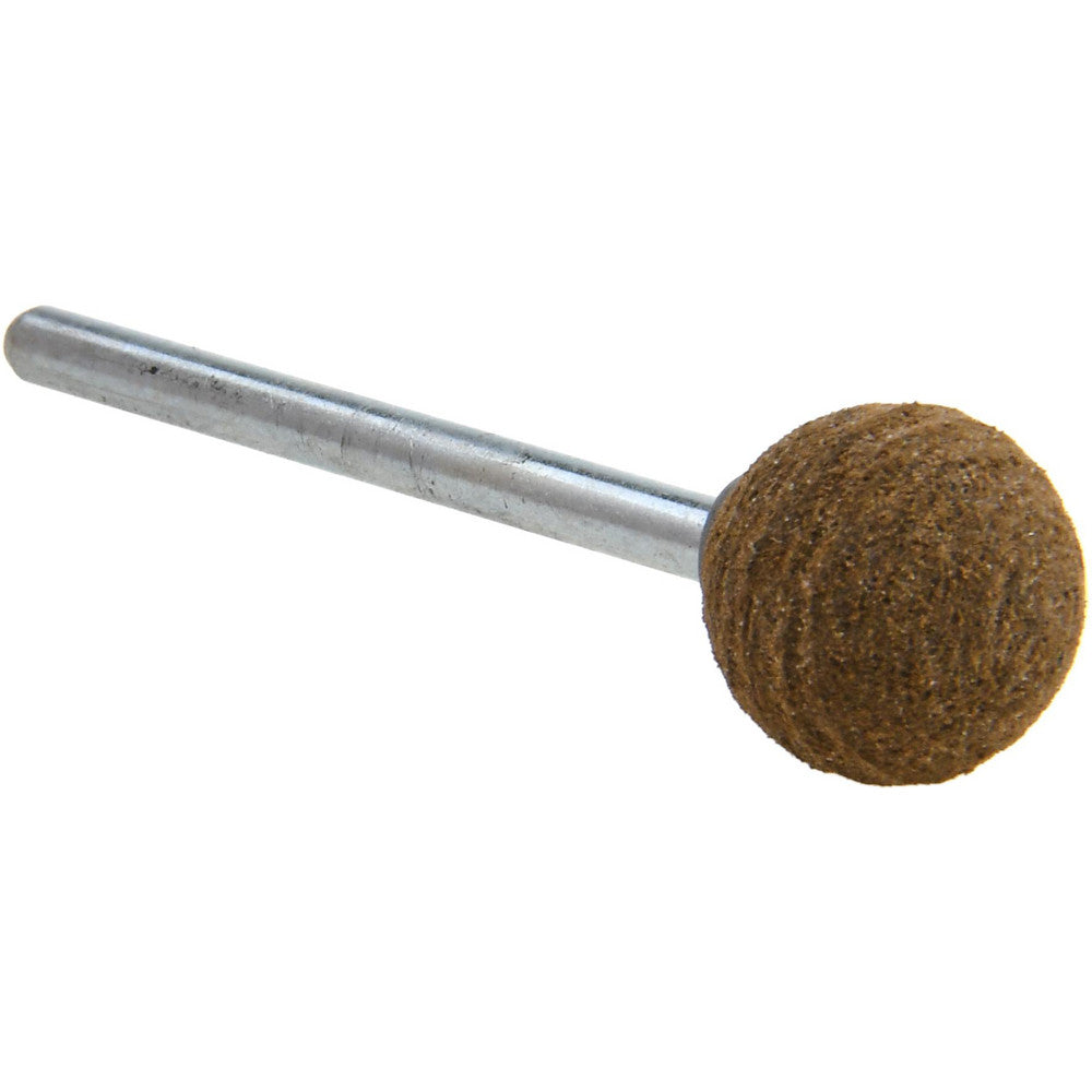Grier Abrasives B121-J3-19799 1/2" Max Dia x 1-3/4" Long, Ball B121, Rubberized Point