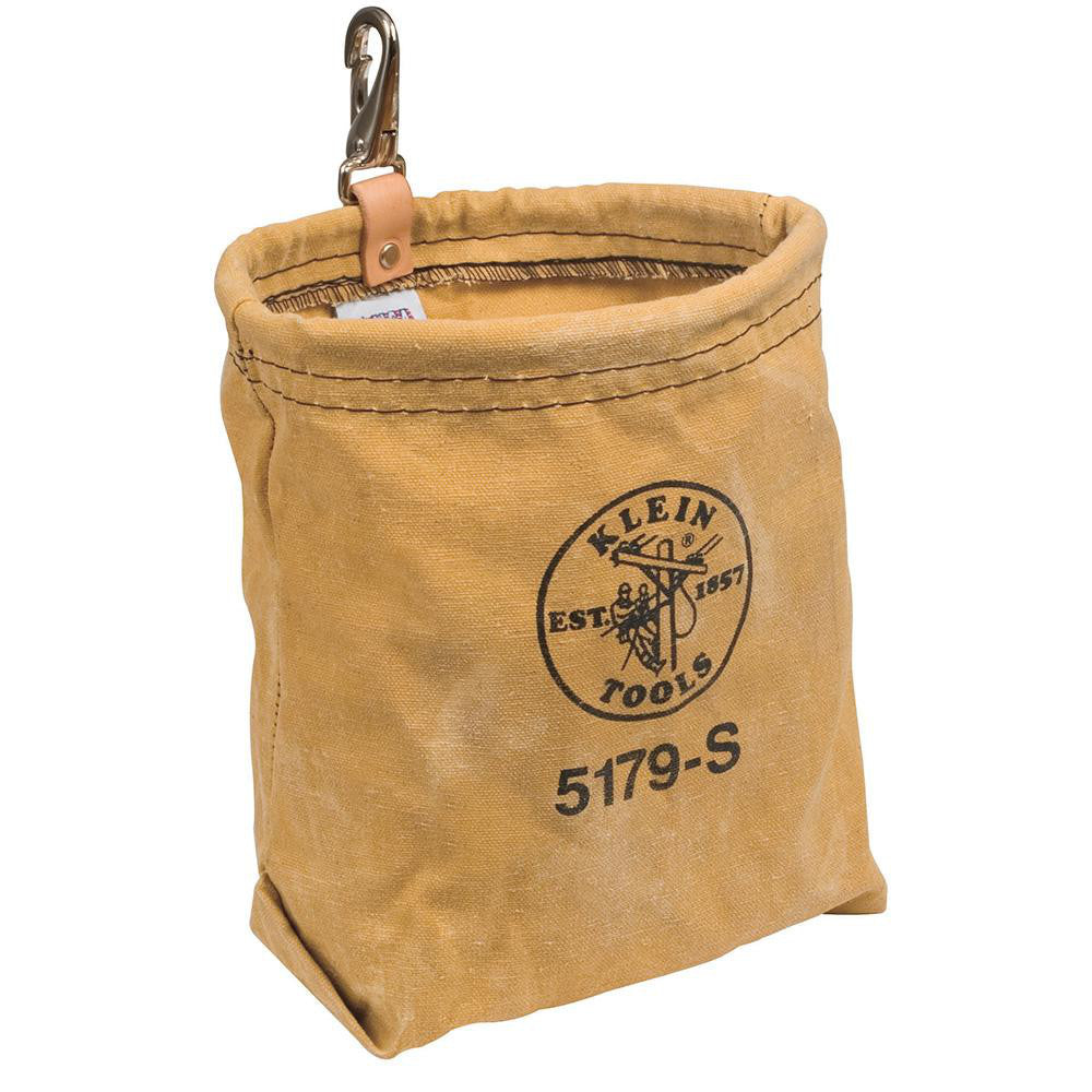 Klein Tools 5179S Tool Pouch 1 Pocket, Canvas, Tan