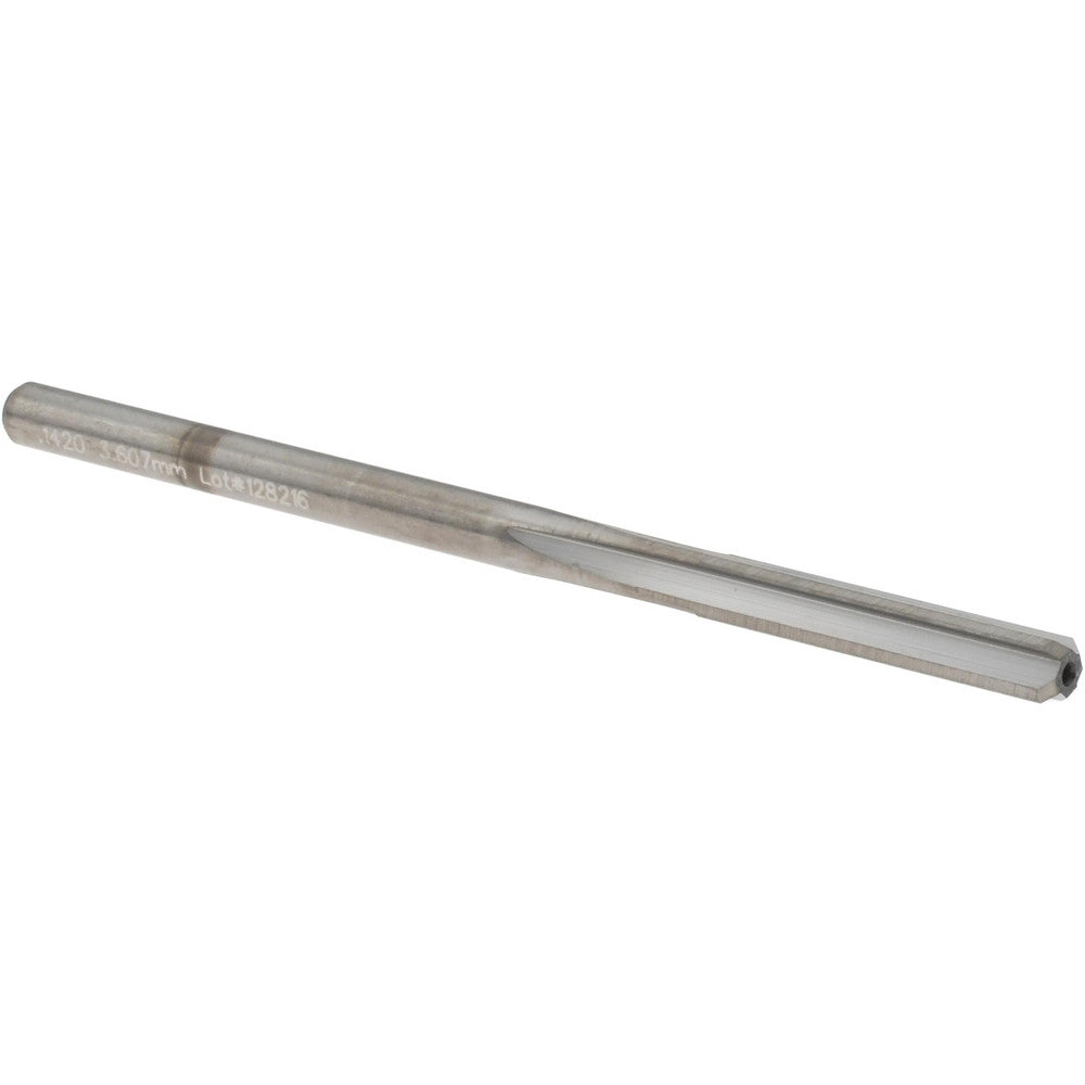 M.A. Ford 27214200 Chucking Reamer 0.1420" Dia, 2-1/2" OAL, 3/4" Flute Length, Straight Flute, Straight-Cylindrical Shank, Solid Carbide
