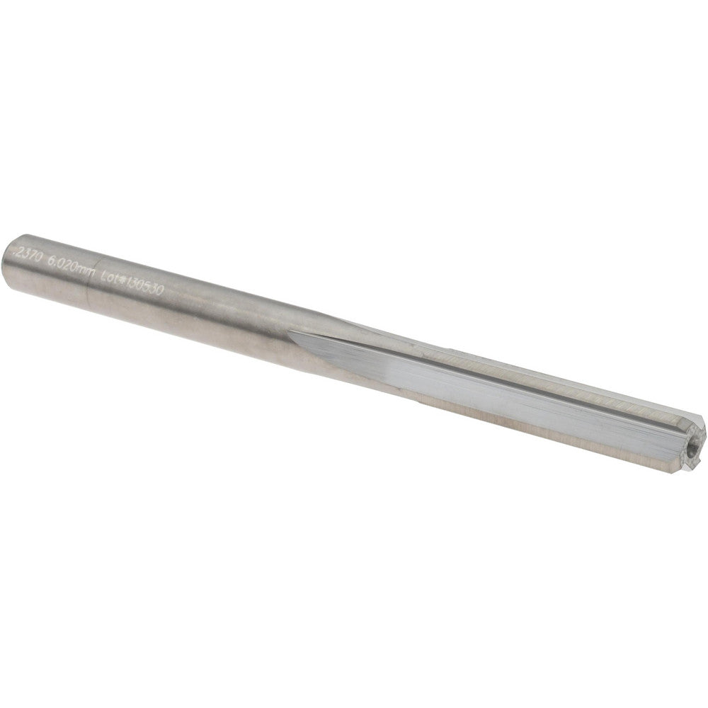 M.A. Ford 27223700 Chucking Reamer 0.2370" Dia, 3" OAL, 1" Flute Length, Straight Flute, Straight-Cylindrical Shank, Solid Carbide