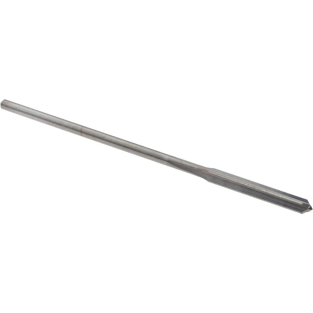 M.A. Ford 27205901 Chucking Reamer 0.0590" Dia, 1-1/2" OAL, 3/8" Flute Length, Straight Flute, Straight-Cylindrical Shank, Solid Carbide