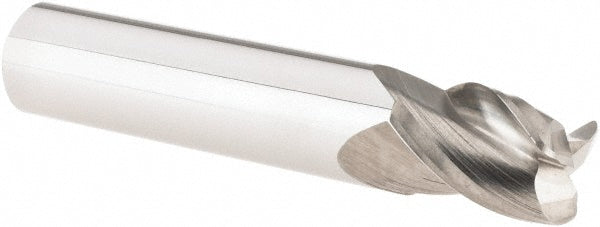 M.A. Ford 13837500R.050 Corner Radius End Mill 3/8" Dia, 1/2" LOC, 0.05" Radius, 3 Flutes, Solid Carbide