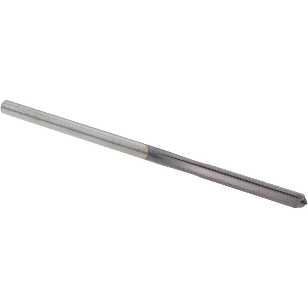 M.A. Ford 27208500A Chucking Reamer 0.0850" Dia, 2" OAL, 1/2" Flute Length, Straight Flute, Straight-Cylindrical Shank, Solid Carbide