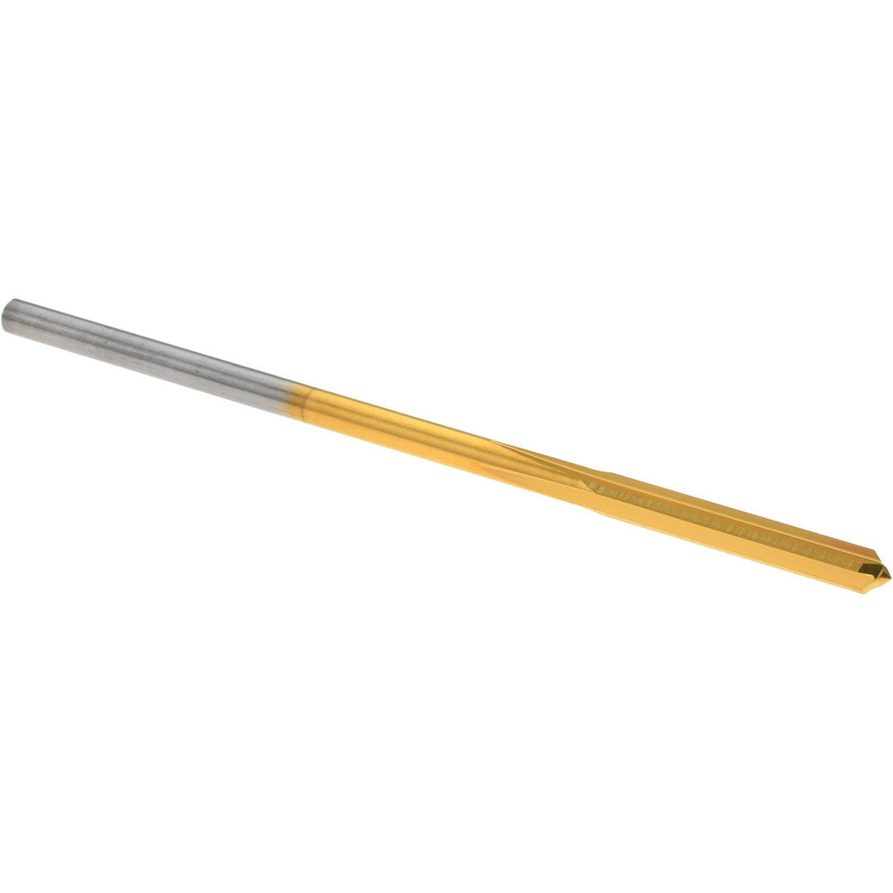 M.A. Ford 27208000T Chucking Reamer 0.0800" Dia, 1-3/4" OAL, 1/2" Flute Length, Straight Flute, Straight-Cylindrical Shank, Solid Carbide