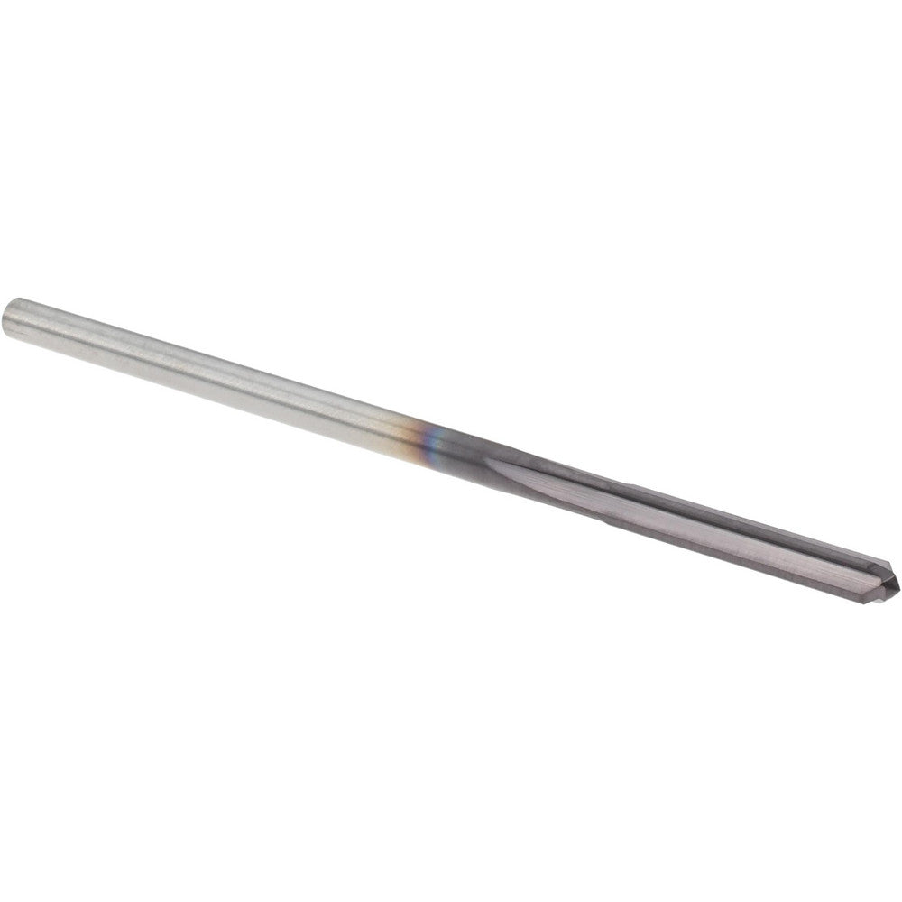 M.A. Ford 27210200A Chucking Reamer 0.1020" Dia, 2-1/4" OAL, 5/8" Flute Length, Straight Flute, Straight-Cylindrical Shank, Solid Carbide