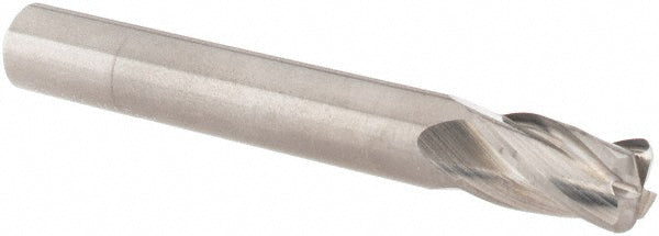 M.A. Ford 16325000R.050 Corner Radius End Mill 1/4" Dia, 1/2" LOC, 0.05" Radius, 4 Flutes, Solid Carbide