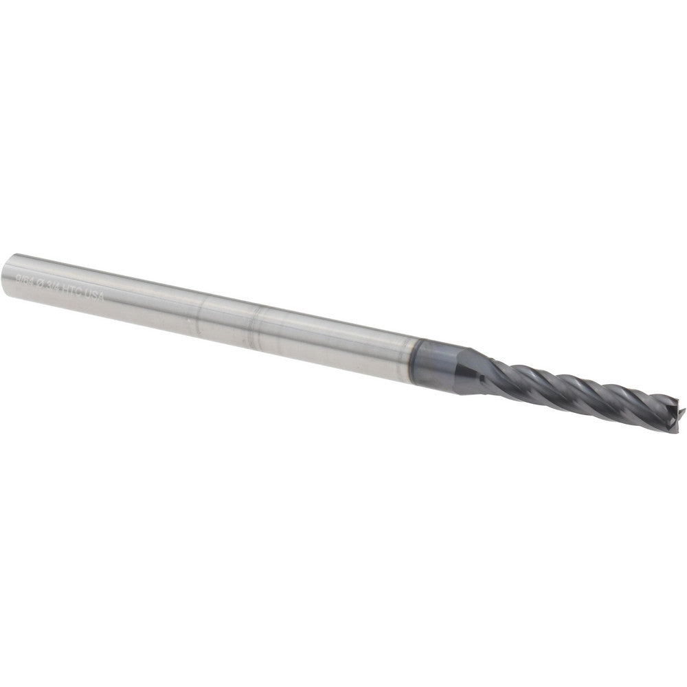 Harvey Tool 31909-C3 Square End Mill 9/64" Dia, 3/4" LOC, 4 Flute, Solid Carbide