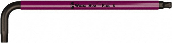 Wera 05022608001 L-Handle Hex Key 4.00 mm, Hex End