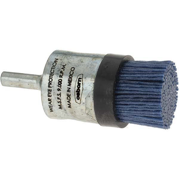 Osborn 0003087700 End Brushes 1" Dia, Ceramic, Crimped Wire