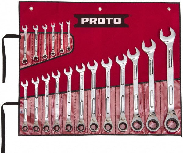 Proto JSCV-18SB Wrench Set 18 Pc, Inch