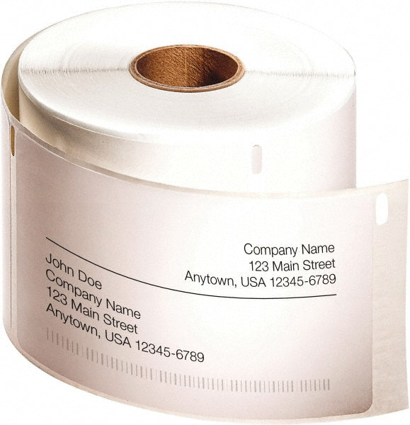 Dymo 1763982 Label Maker Label White, 4" OAL, 2-5/16" OAW, 250 per Roll, 1 Roll