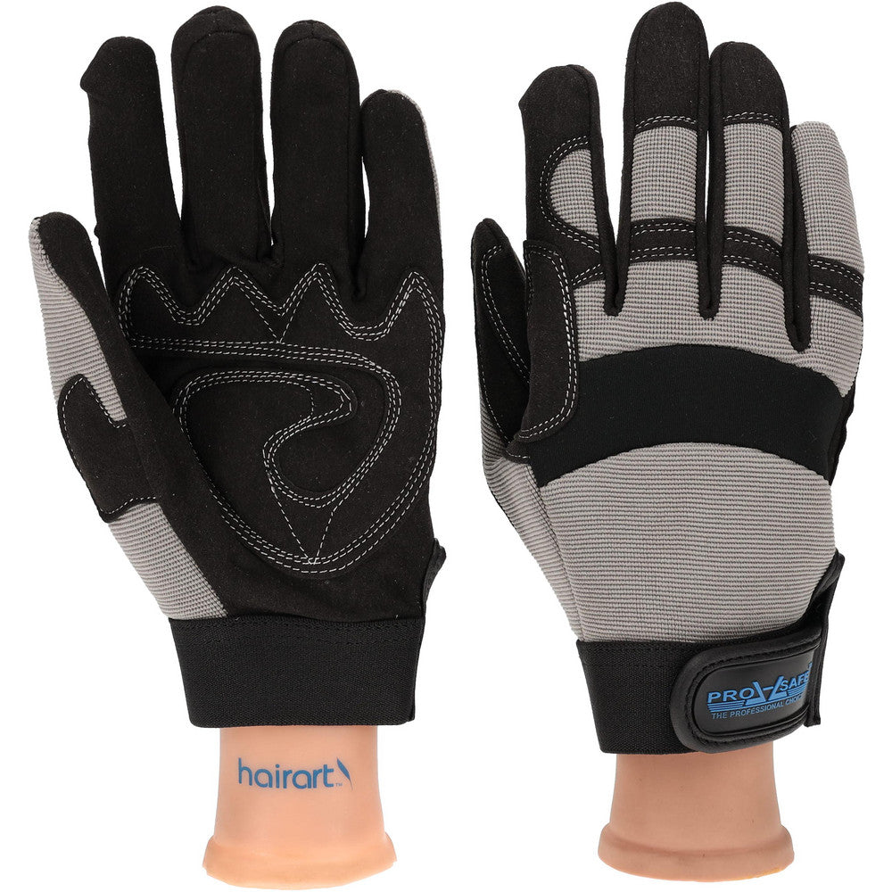 PRO-SAFE GLA-M2-M Work Gloves PRO-SAFE Size Medium, Not Lined, Synthetic Leather