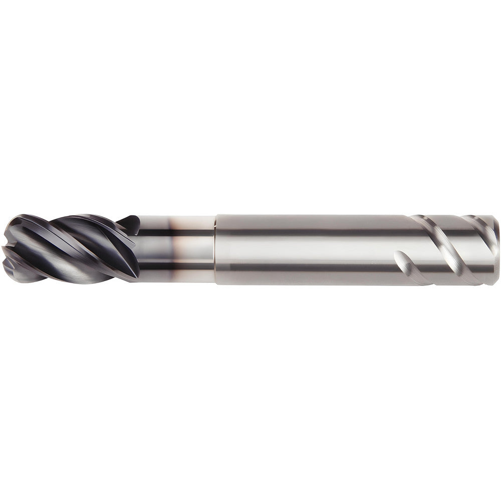 Kennametal 4046235 Corner Radius End Mill 6 mm Dia, 9 mm LOC, 1 mm Radius, 4 Flutes, Solid Carbide