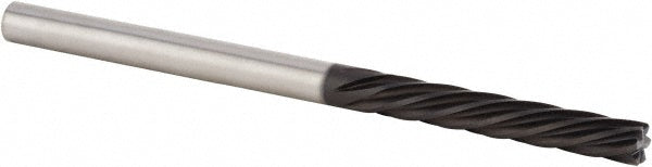Kennametal 4137721 Spiral Router Bit 3/8" Dia, 3/4" LOC, 3/8" Shank Dia, 6 Flute, Downcut