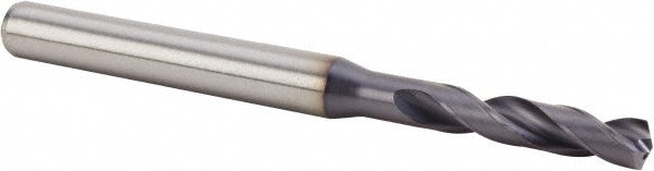 Kennametal 4054500 Screw Machine Length Drill Bit #16 (0.1770) Dia, 140 deg, Solid Carbide