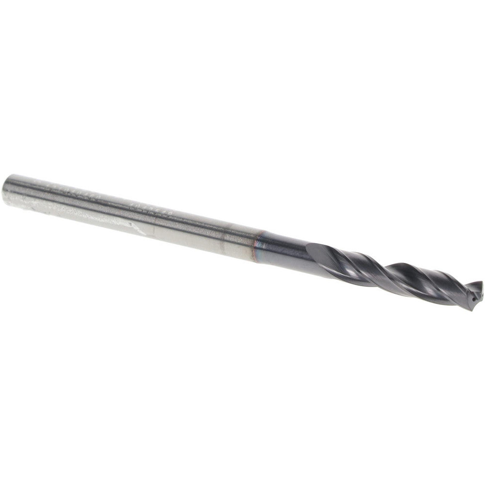 Kennametal 4042549 Screw Machine Length Drill Bit Size #34, 140 deg Point, Solid Carbide