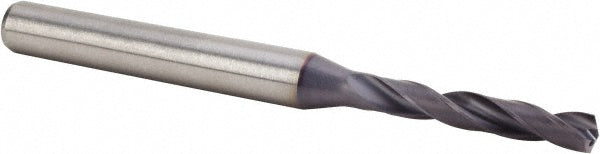 Kennametal 4054497 Screw Machine Length Drill Bit Size #25, 140 deg Point, Solid Carbide