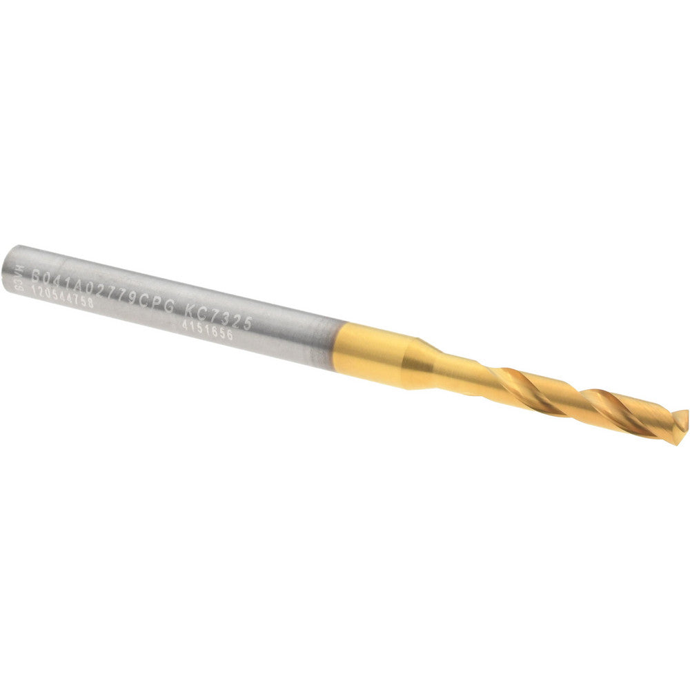 Kennametal 4151656 Screw Machine Length Drill Bit 7/64" Dia, 140 deg Point, Solid Carbide