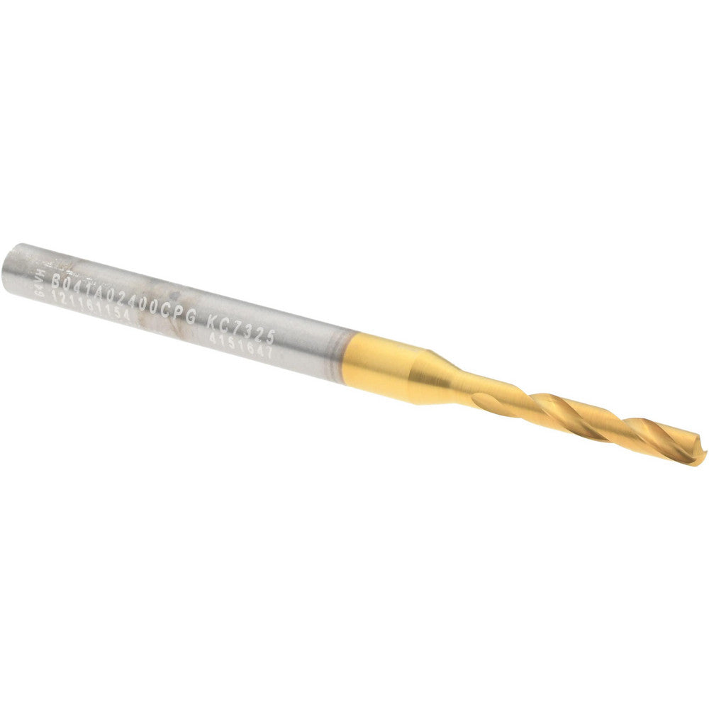 Kennametal 4151647 Screw Machine Length Drill Bit 2.40 mm Dia, 140 deg Point, Solid Carbide