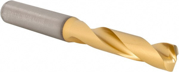 Kennametal 4150295 Screw Machine Length Drill Bit 27/64" Dia, 140 deg Point, Solid Carbide