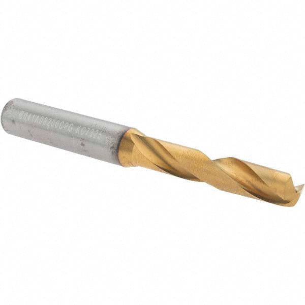 Kennametal 4150255 Screw Machine Length Drill Bit 8.20 mm Dia, 140 deg Point, Solid Carbide