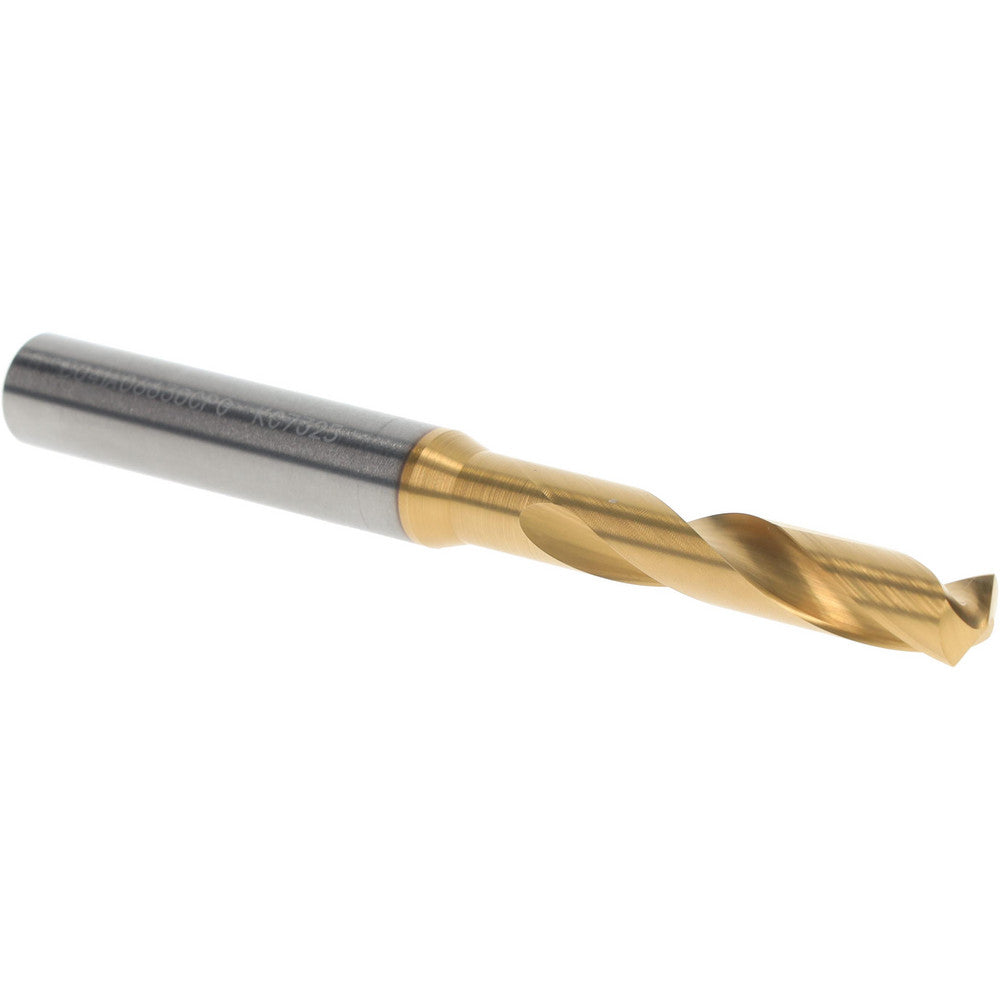 Kennametal 4150235 Screw Machine Length Drill Bit Letter G, 140 deg Point, Solid Carbide