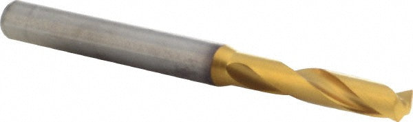 Kennametal 4150212 Screw Machine Length Drill Bit #7 (0.2010) Dia, 140 deg, Solid Carbide