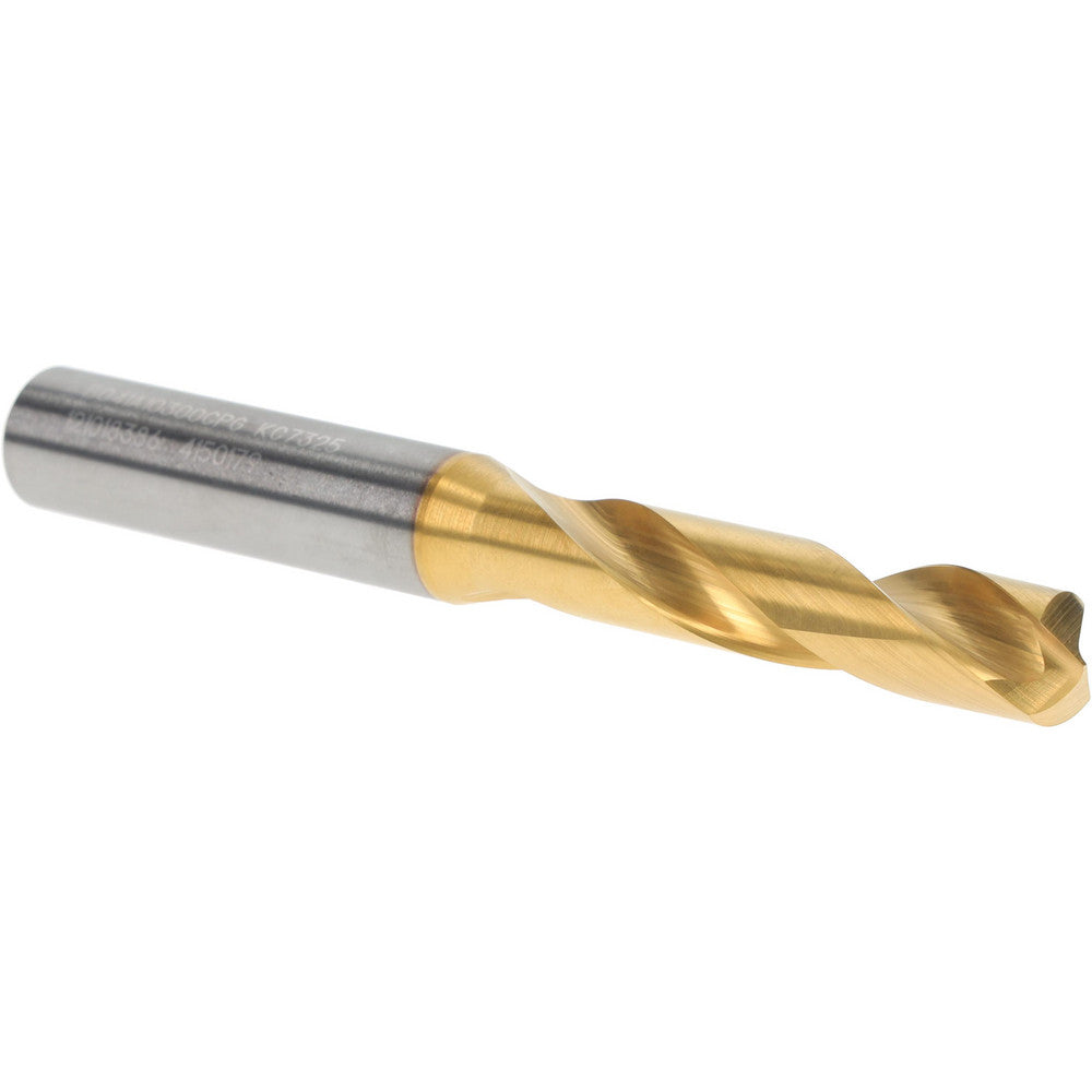 Kennametal 4150179 Screw Machine Length Drill Bit 10.30 mm Dia, 140 deg Point, Solid Carbide