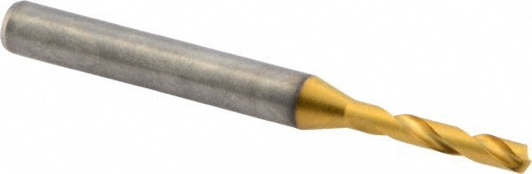 Kennametal 4150160 Screw Machine Length Drill Bit #30 (0.1285) Dia, 140 deg, Solid Carbide