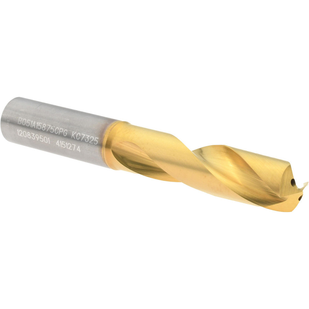 Kennametal 4151274 Screw Machine Length Drill Bit 5/8" Dia, 140 deg Point, Solid Carbide