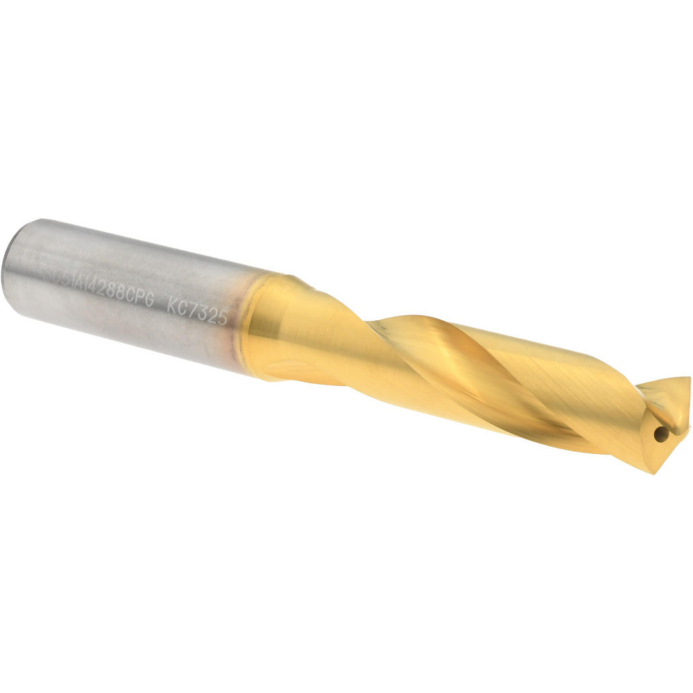 Kennametal 4151254 Screw Machine Length Drill Bit 9/16" Dia, 140 deg Point, Solid Carbide