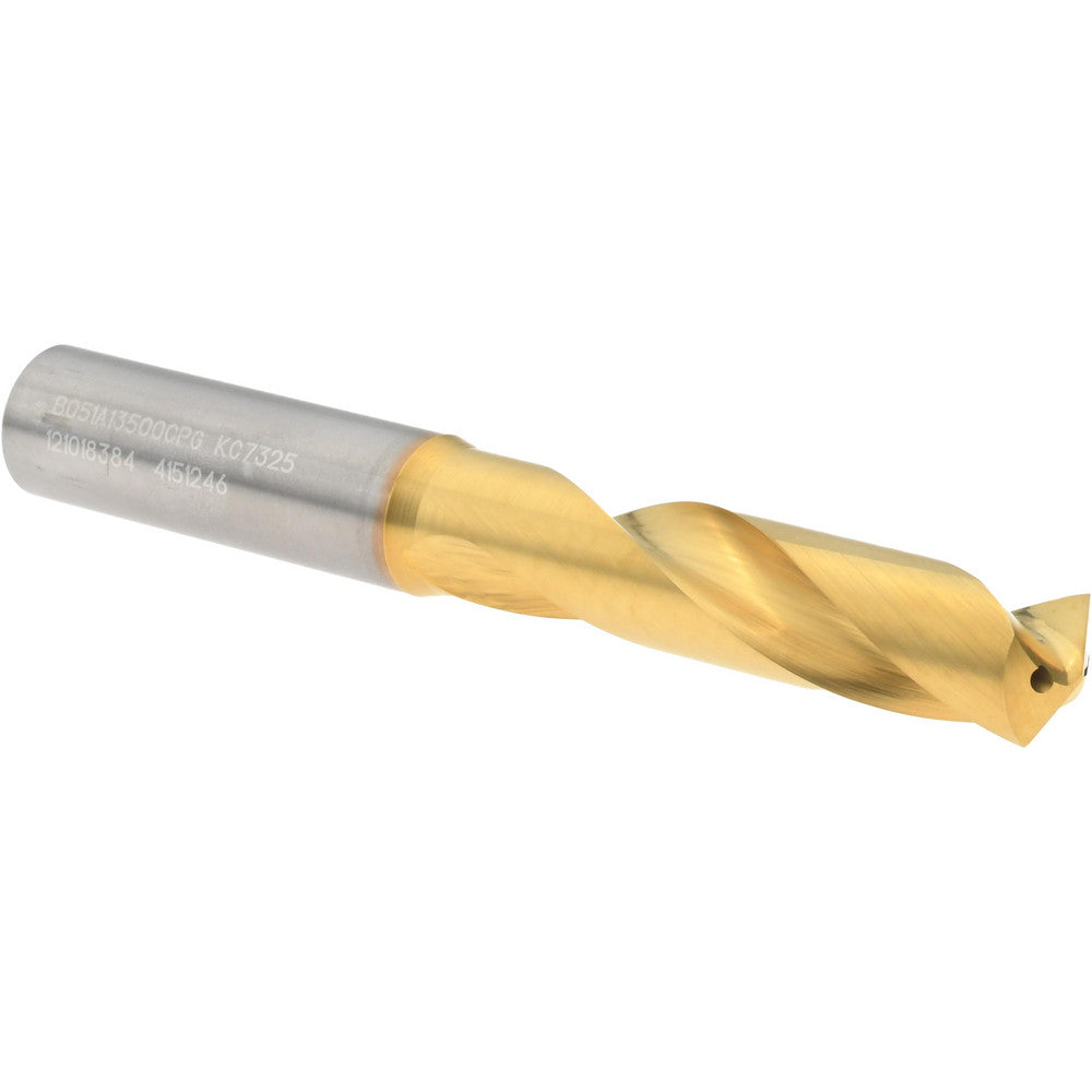 Kennametal 4151246 Screw Machine Length Drill Bit 13.50 mm Dia, 140 deg Point, Solid Carbide