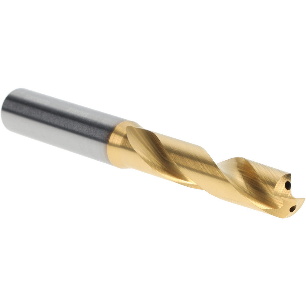 Kennametal 4151213 Screw Machine Length Drill Bit 27/64" Dia, 140 deg Point, Solid Carbide
