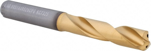 Kennametal 4151196 Screw Machine Length Drill Bit 3/8" Dia, 140 deg Point, Solid Carbide