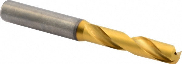Kennametal 4151185 Screw Machine Length Drill Bit 11/32" Dia, 140 deg Point, Solid Carbide