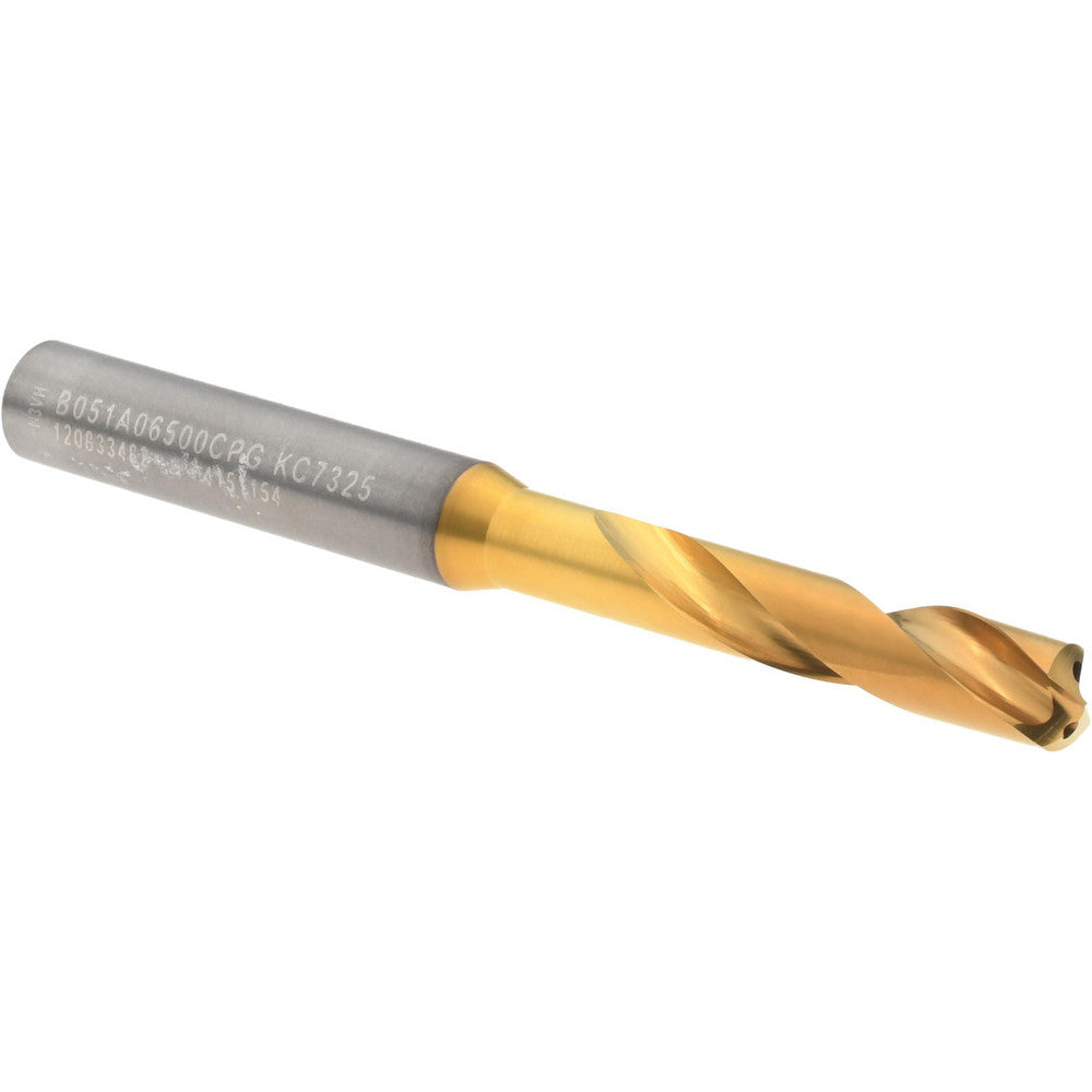 Kennametal 4151154 Screw Machine Length Drill Bit 6.50 mm Dia, 140 deg Point, Solid Carbide